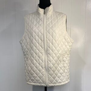 IZOD Vest | Quilted | Funnel Neck Zip Front Snap Pockets | Size XL